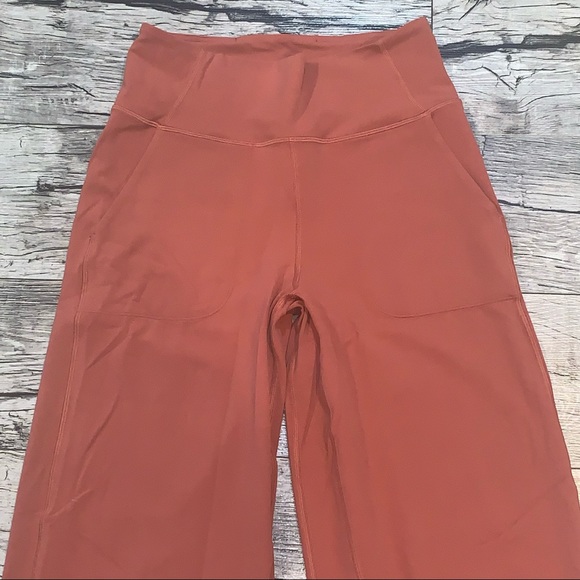 lululemon athletica Pants - Lululemon Size 8 Wide Leg Crops